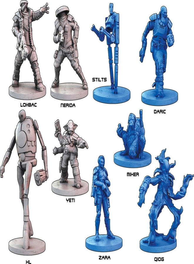 Battle Systems BSGCSE014 Core Space First Born Expansion- Trading Post 5-28mm Miniatures - Board Game - Modular 3D Terrain - Image 2